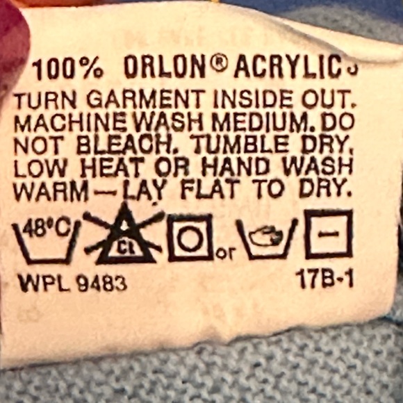 Vintage Arnold Palmer Long Sleeve Light Blue Cardigan Sweater Golf Medium - Picture 5 of 6